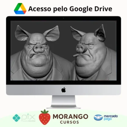 Imagem do rateio do curso LookDev de Personagem 3D - Yan Blanco