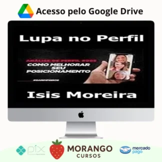 Imagem do rateio do curso Lupa no Perfil - Isis Moreira