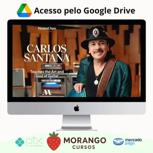 Imagem do rateio do curso MasterClass: Carlos Santana - The Art and Soul of the Guitar [INGLÊS]