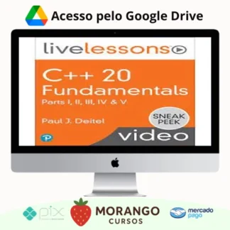 Imagem do rateio do curso Oreilly: C++20 Fundamentals Part 1 - Paul J. Deitel [Inglês]