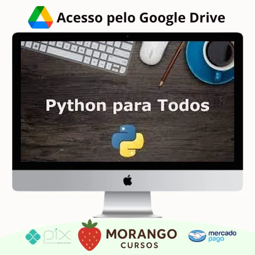 Imagem do rateio do curso Python Para Todos, Aprenda a Criar Diversas Aplicações - Evaldo Wolkers e Louis Wolkers