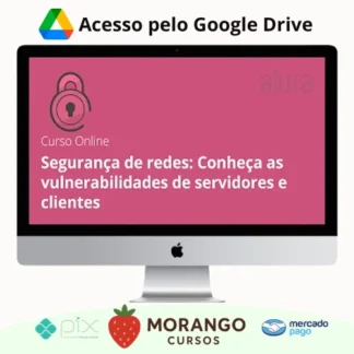 Imagem do rateio do curso Segurança de Redes: Vulnerabilidades em Clientes e Servidores - Alura