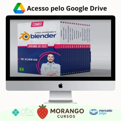 Imagem do rateio do curso Dominando o Blender: Aprenda de Vez - Wellington Coloni