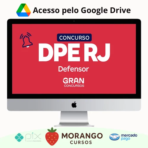 Imagem do rateio do curso DPE RJ: Defensor Público Substituto (Pós, Edital) - Gran Cursos Online