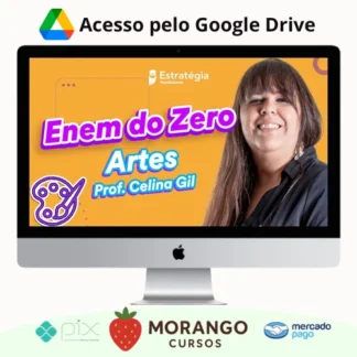 Imagem do rateio do curso Estratégia ENEM: Artes - Celina Gil e Marco Túlio