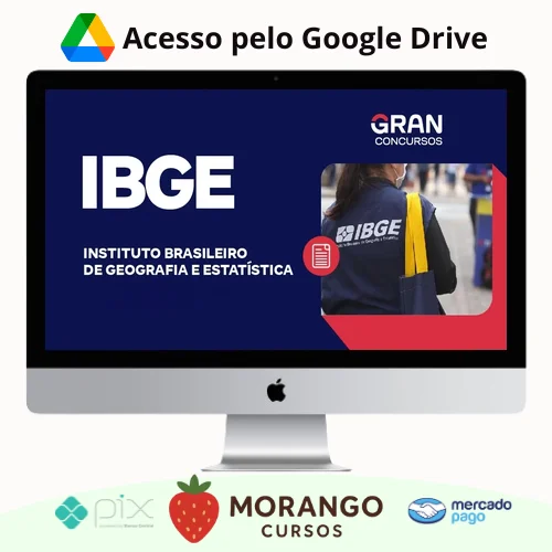 Imagem do rateio do curso IBGE (Censo 2023): Supervisor de Coleta e Qualidade (Pós-edital) - Gran Cursos Online