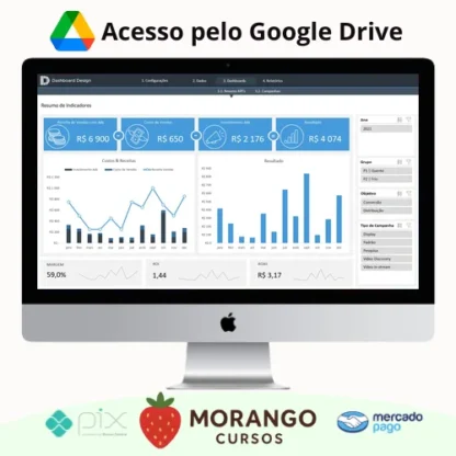 Imagem do rateio do curso Relatórios para Tráfego Pago e Gestão - Thaís Ferreira