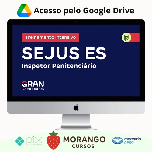 Imagem do rateio do curso SEJUS ES Secretaria de Estado da Justiça do Espírito Santo: Inspetor Penitenciário + Treinamento Intensivo (Pós-Edital) - Gran Cursos