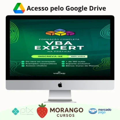 Imagem do rateio do curso VBA Expert na Prática - Viscari Inc